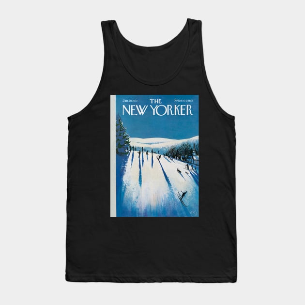 NEW YORKER JANUARY 20TH, 1973 Tank Top by amberturneria